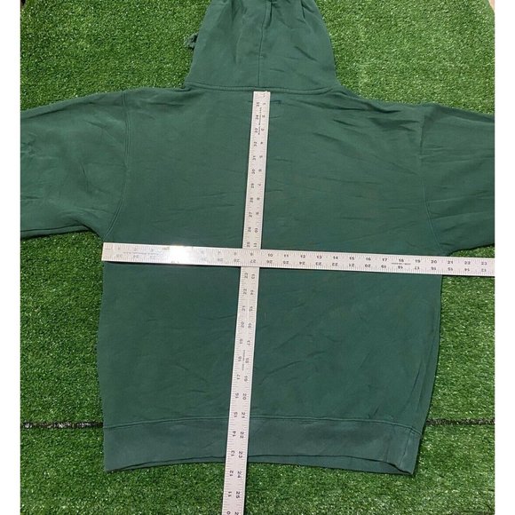 Retro YTK Jansport Notre Dame Fighting Irish spell out arch hoodie sweatshirt S - Picture 8 of 8